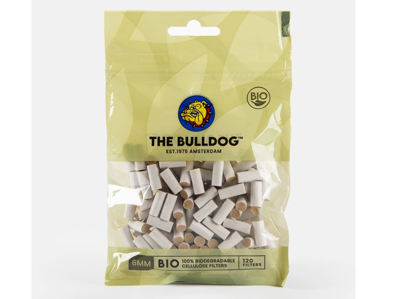 14447 - THE BULLDOG  Slim Filters 6mm  120  Biodegradable