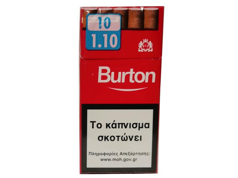 BURTON ORIGINAL RED 10 Filter Cigarillos