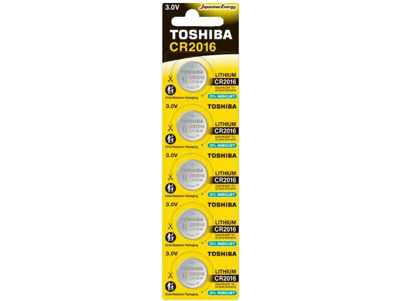 TOSHIBA CR2016 LITHIUM 3V (5 )