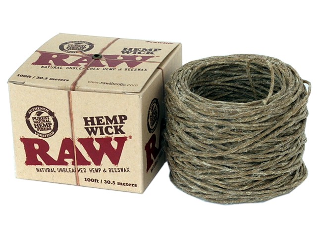 6195 - Raw Hemp Wick 100ft / 30.5 